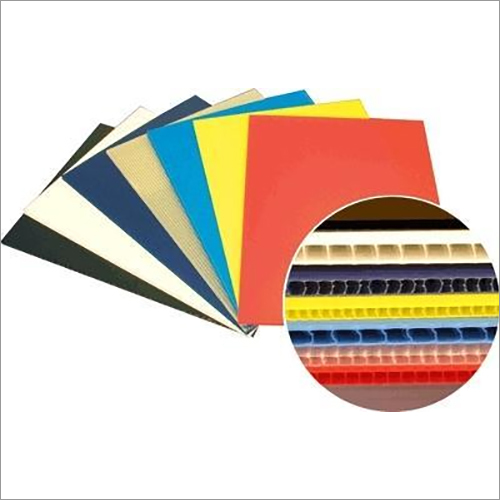 Industrial PP Corrugated Sheets - Multicolor Corrugated Design | Long Lasting, Quality Tested, Optimum Finish