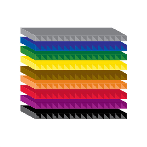 Multicolor High Quality Pp Corrugated Sheets