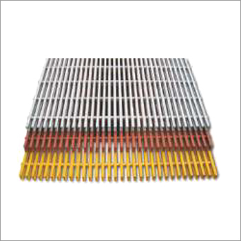 Pultruded Grating - Square Shape, Painted Finish | No Lock Feature, Versatile Application