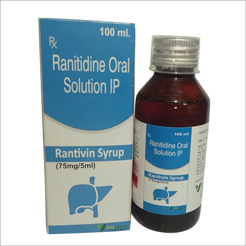 100Ml रैनिटिडिन ओरल सॉल्यूशन आईपी जनरल मेडिसिन