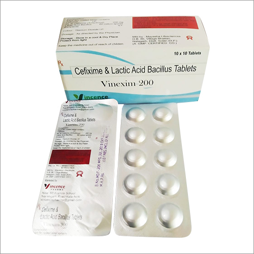 Cefixime And Lactic Acid Bacillus Tablets Keep It Dry Place