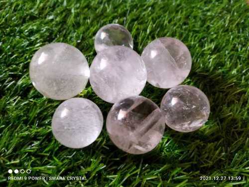 क्लियर क्वार्टज क्रिस्टल बॉल हीलिंग स्फीयर