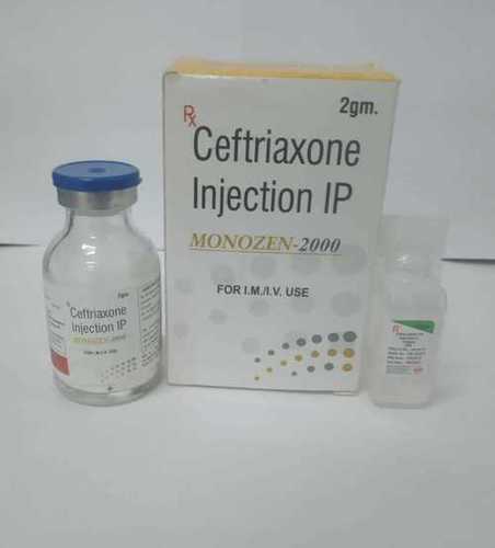 Liquid Ceftriaxone Sodium 2000Mg