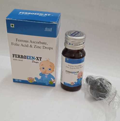 Ferrous Ascorbate 10 Mg  Folic Acid 100 Mcg Zinc  2.5 Mg Drops