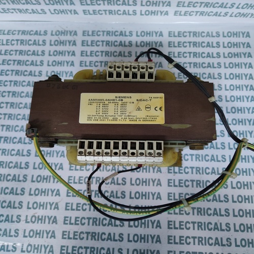 Siemens 4am5995-0ah81-0b Transformer