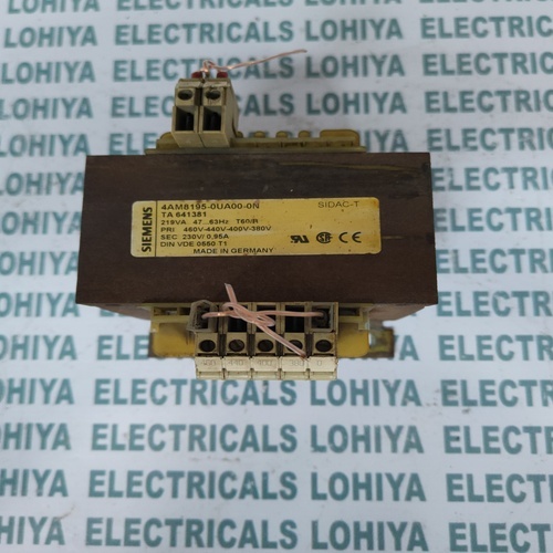 Siemens 4am8195-0ua00-0n Transformer