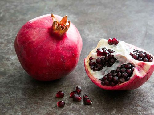 fresh pomegranates