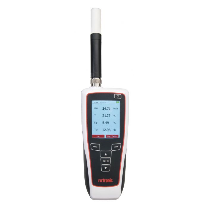 Rotronics Make Hygropalm - Accuracy: 2 %Rh / 0.3 C %
