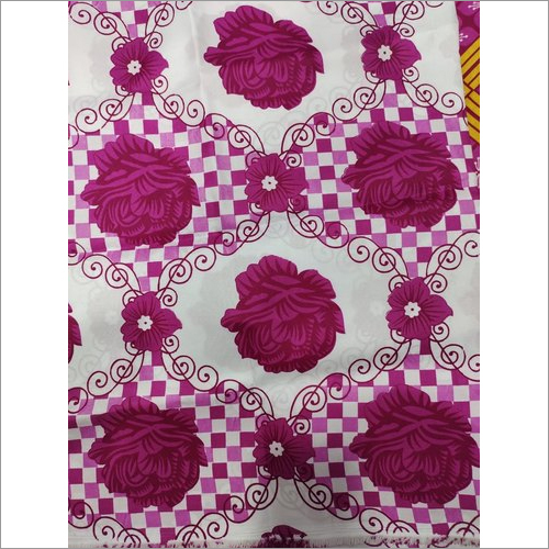 Taiwan Purple Floral Tent Fabric - Color: Multicolor