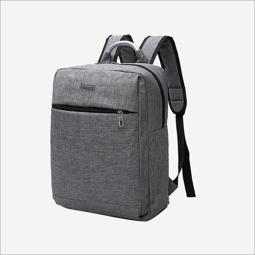 Laptop Backpack - Polyester, 17x12x5 Inches, Gray | Zipper Closure, 25 Liters Capacity, Lightweight at 1.5 lbs, Ideal for Work & Travel