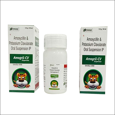 Amoxycillin And Potassium Clavulanate Oral Suspension - 60 ml Bottle | Liquid Dosage Form, 100 mg Strength, Suitable For Children, Prescription Only