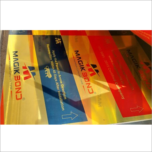 Mirror Aluminum Composite Panel - Aluminum, 2440 Mm X 120 Mm X 3 Mm, Gloss Mirror Finish , Water-resistant, Lightweight, Easy Installation