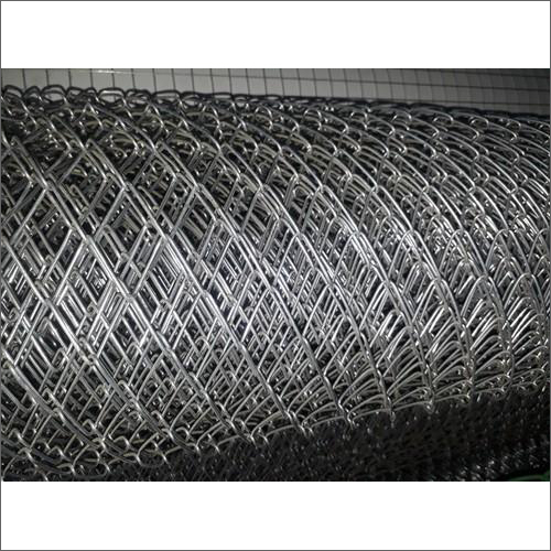 GI Poultry Chain Link Mesh - Metal Alloys, Height 4 to 12 Feet, Wire Diameter 16 Gauge, Round and Triangle Holes | Polished Finish, 1 Inch & 1.25 Inch Mesh Size