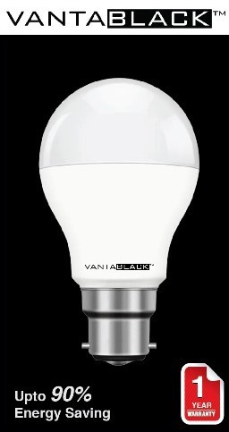 कूल व्हाइट वैंटाब्लैक एलईडी बल्ब