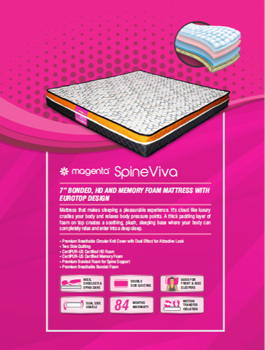मैजेंटा स्पाइन विवा मैट्रेस