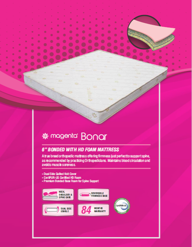 मैजेंटा बोनर बेड मैट्रेस