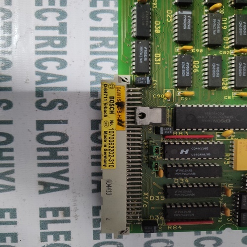 Bosch 1070062202-310 Cnc System Pcb Card - Fiberglass Epoxy Fr4, 355x75x25mm, Green | 24v Dc, 2a, Multi-layer, Plug-in Mount