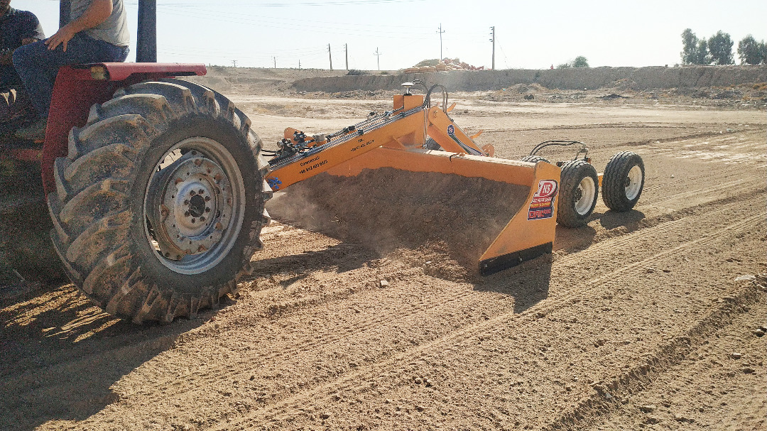 Yellow Gps Land Leveling System