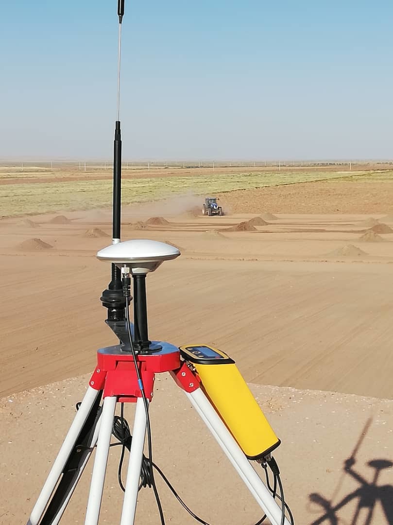 Yellow Gps Land Leveling System