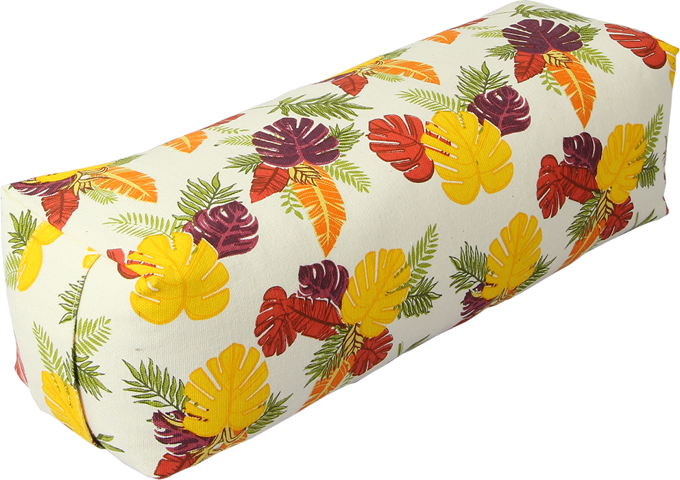 Creative Floral Design Bolster For Relax Application: Meditation