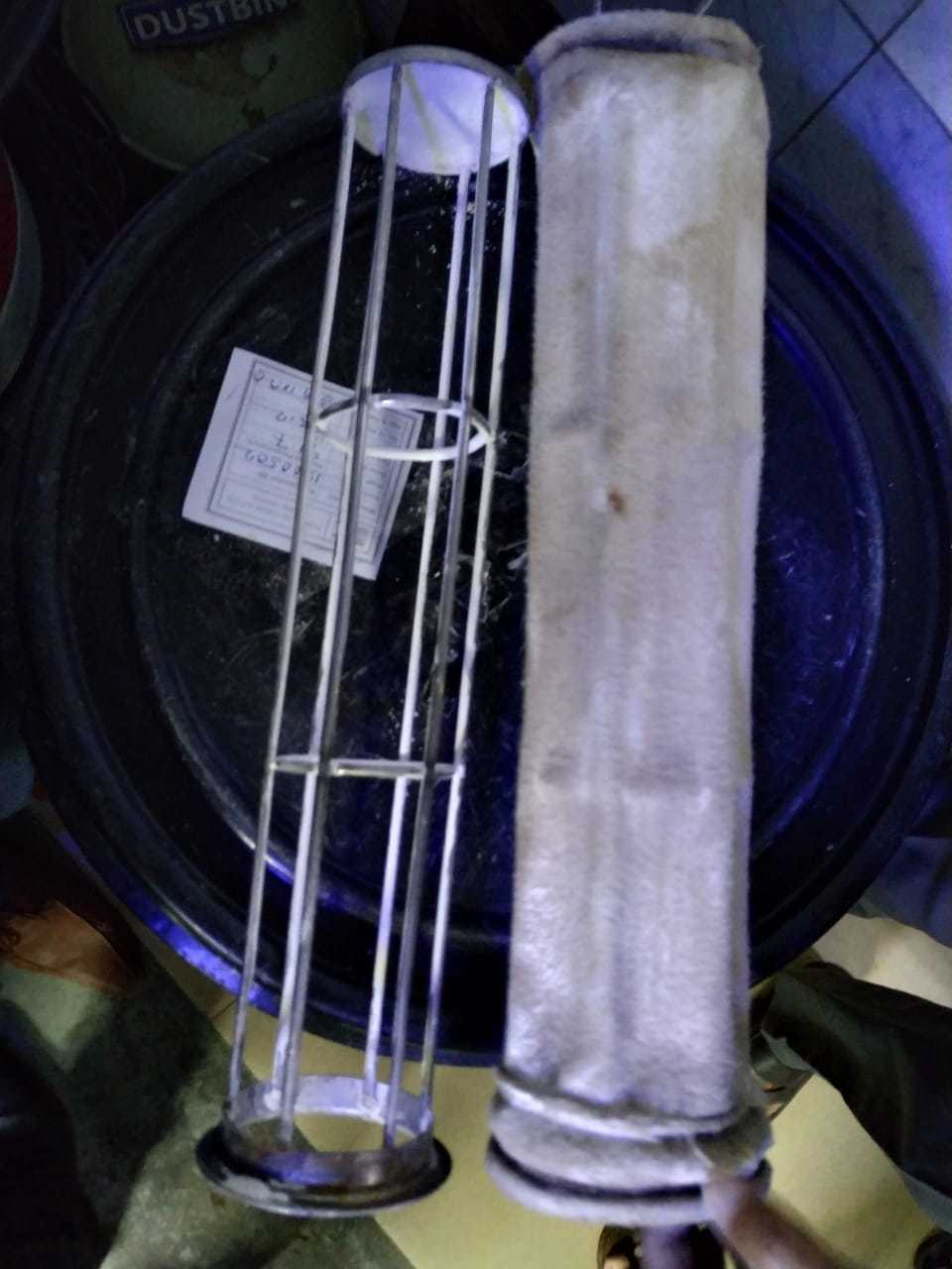 Fbd Filter Bag - Polyester, 100mm X 500mm | Nonwoven Media, Stainless Steel Cage, 180a C Operating Temp, 99.9% Filtration Efficiency, 100 Pa Pressure Drop