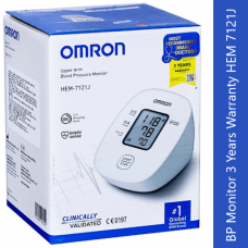 Omron Intellisense Blood Pressure Monitor - Abs, 17.3x13x11.9 Cm, Digital Display | Automatic Pressurization, Personalized Inflation, Irregular Heartbeat Detection, Hypertension Indicator