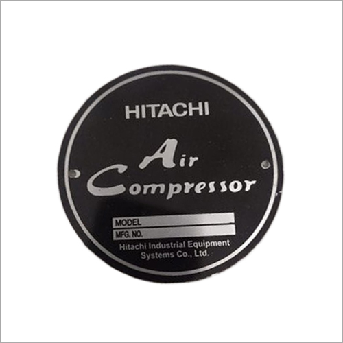Multicolor Round Aluminium Metal Label