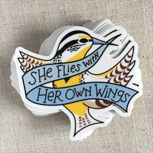 मल्टीकलर वॉटरप्रूफ विनाइल स्टिकर