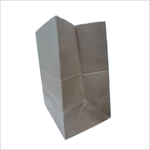 Plain Grey Paper Carry Bag - Kraft Paper All Sizes All Colors | Customized Designs Logo And Disposable Feature