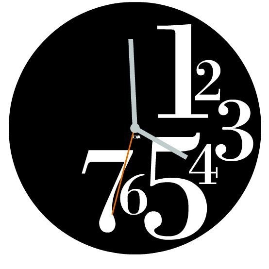 Home Decoration Wall Clock - Metal (Iron) 24x24 Inches, Eco-friendly Handmade Design In Black Or Custom Colors