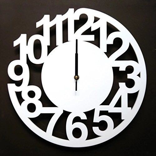 Home Decoration Wall Clock - Metal 20 Inch Round, Gold And Black Luxury Design | Handmade Modern Arts Theme, Coated Finishing, Digital Functionality
