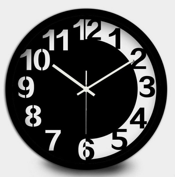 Home Decoration Wall Clock - Metal 20 Inch Round, Gold And Black Luxury Design | Handmade Modern Arts Theme, Coated Finishing, Digital Functionality