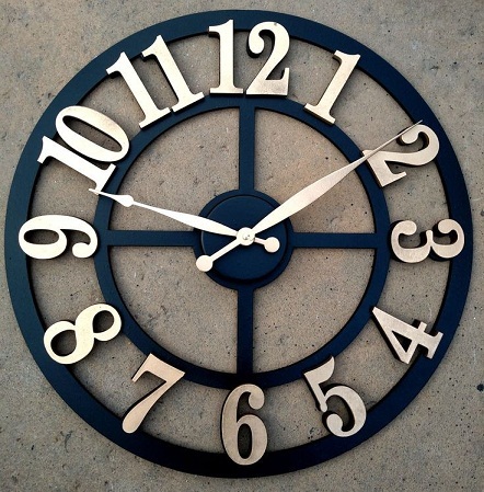 Multi Color Home Decoration Wall Clock