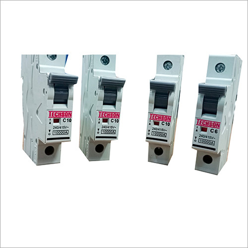 White Miniature Circuit Breaker (Mcb)