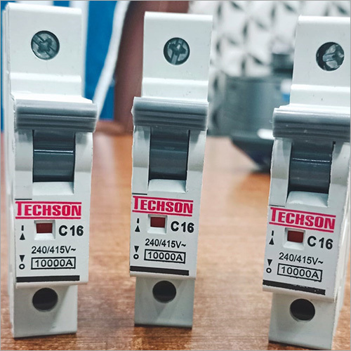 White Miniature Circuit Breaker (Mcb)
