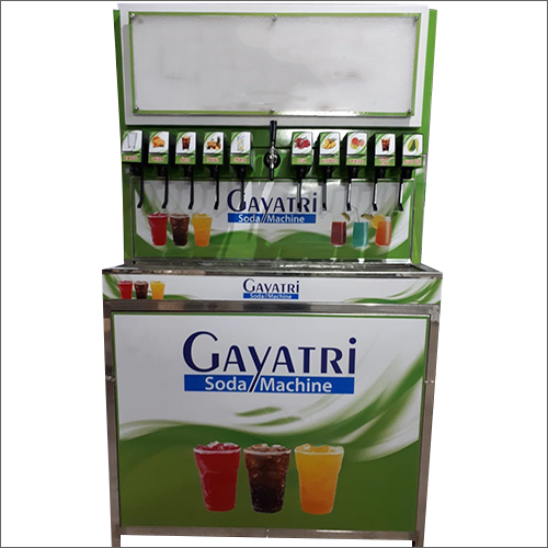 स्वचालित 10 फ्लेवर सोडा डिस्पेंसिंग मशीन