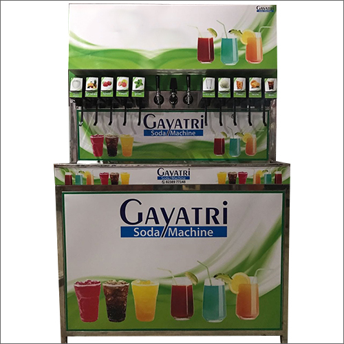स्वचालित 10 वाल्व सोडा डिस्पेंसिंग मशीन
