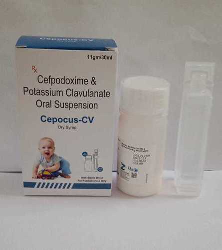 Powder Cefpodoxime 50 Mg Clavulanic Acid 31.25 Mg Dry Syrp With Water