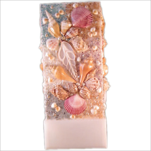 Handcrafted Seashell Lamp - Color: Multicolor