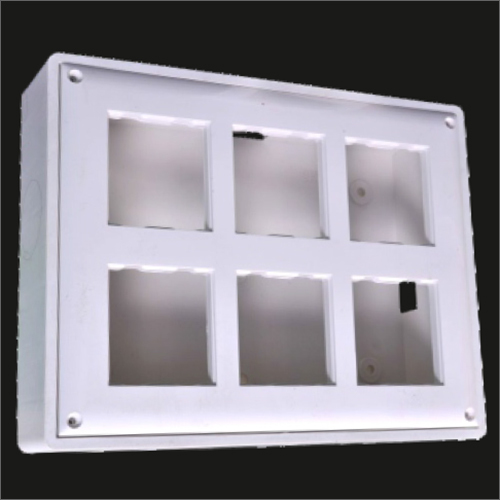 Unique Modular Box - Plastic Material, 12 Millimeter External Size, White Color