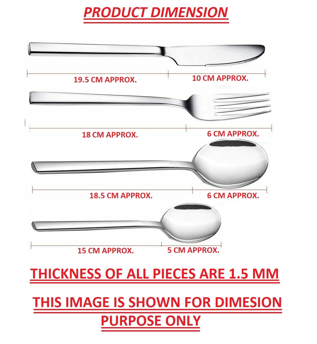 Silver Divas Cutlery Set