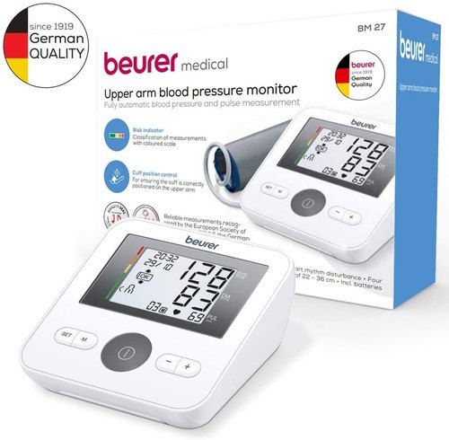 Beurer Bm 27 Upper Arm Blood Pressure Monitor Color Code: White