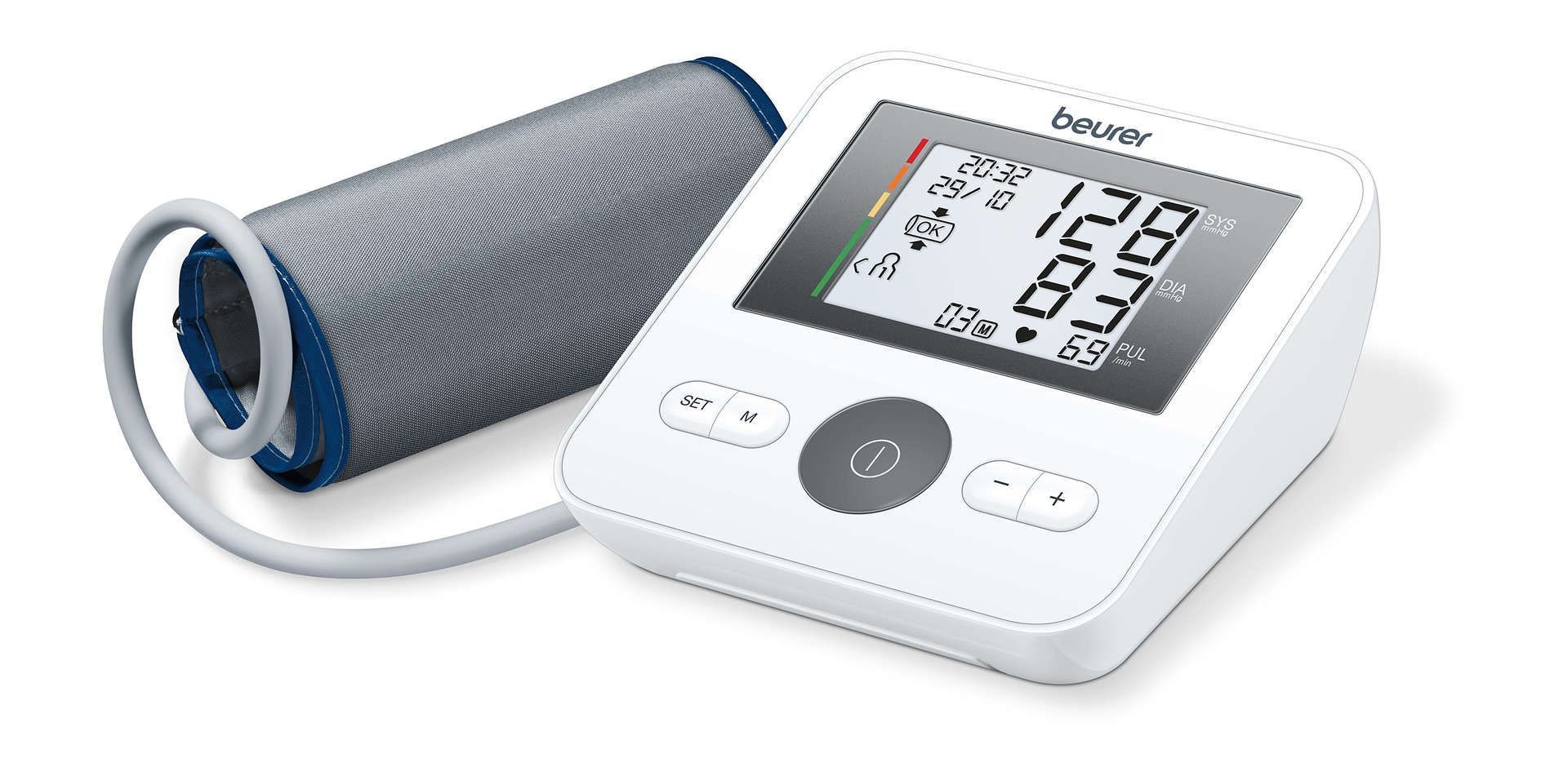 Beurer Bm 27 Upper Arm Blood Pressure Monitor Color Code: White