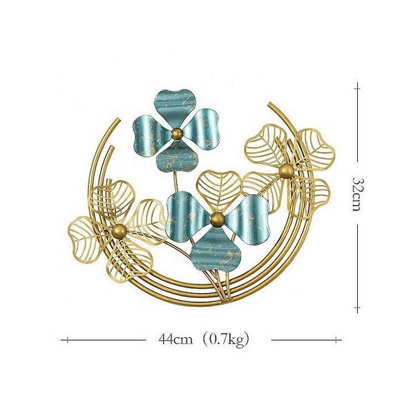 Metal Wall Art - 1066.8cm Height X 127cm Width, Gold And Silver Customizable | Modern Arts Design, Eco-friendly & Easy To Clean