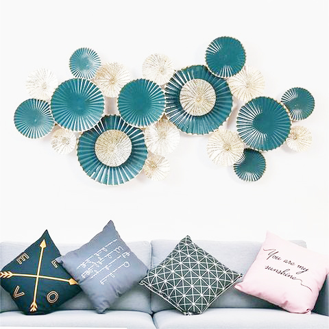 Metal Wall Art - 1066.8cm Height X 127cm Width, Gold And Silver Customizable | Modern Arts Design, Eco-friendly & Easy To Clean