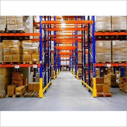 Heavy Duty Pallet Racking System - Mild Steel, 5 Feet Height, Orange Color | 400 kg Storage Capacity Per Layer, Anti-Slippery Bearings, Cost-Effective Design