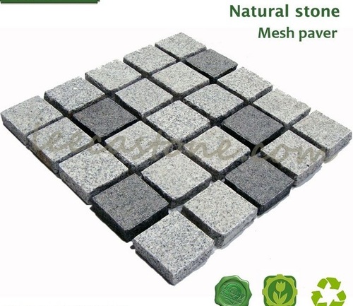 Grey Outdoor Mesh Paver Block