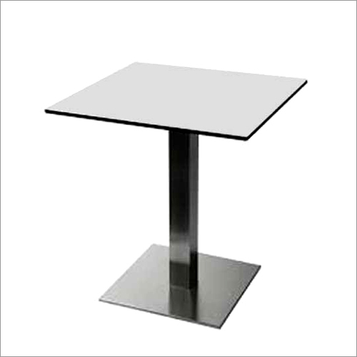 क्रोम स्क्वायर कैफे टेबल