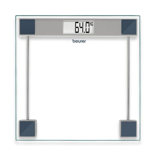 Weighing Scale Beurer Gs-11 Lcd Digital Glass Scale, Color Code: Transparent White