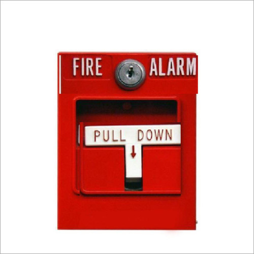Security Fire Alarm Control Panel - Red Mild Steel, Manual Automation for Commercial Use